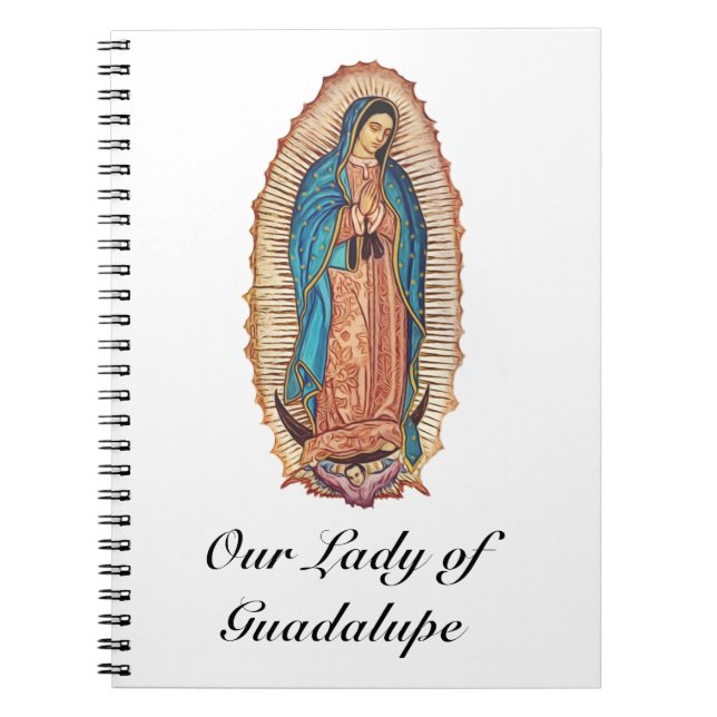 Cuaderno Nuestra Señora de Guadalupe Tilma Milagrosa Arte F (Frente)