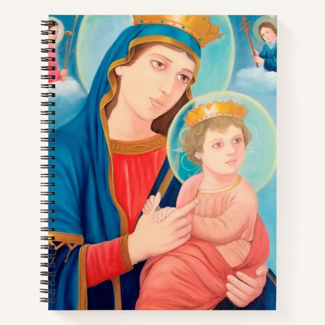 Cuaderno Nuestra Señora de la Perpetua Ayuda Católica (Anverso)