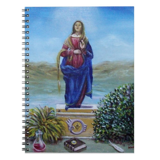 Cuaderno NUESTRA SEÑORA DE LIGERA Madonna de inmaculada con (Frente)