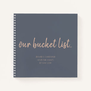 Cuaderno Nuestras Parejas Lista de Cubos Keepsake Journal