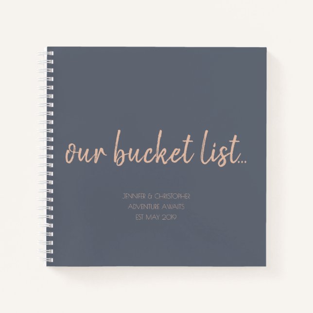 Cuaderno Nuestras Parejas Lista de Cubos Keepsake Journal (Anverso)