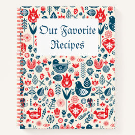 Cuaderno Nuestro bloc de notas de recetas favoritas