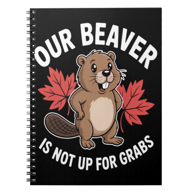 Cuaderno Nuestro castor no está en venta (Frente)
