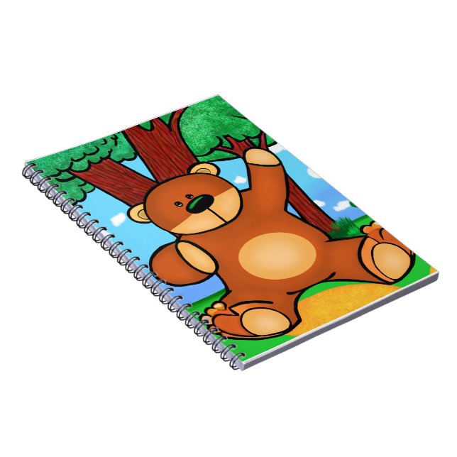 Cuaderno Nuestro en la pradera - Oso en pastizal (Lado Derecho)