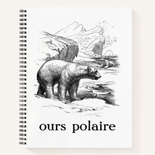 Cuaderno Nuestro Oso Polar Polar Bear (Anverso)