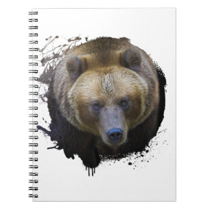 Cuaderno Nuestro Viaje Animal Grizzly Sauvage Forêt Jungle