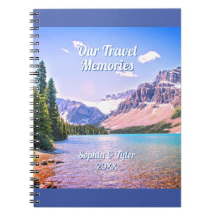 Cuaderno Nuestros Recuerdos de viaje, nombres de viaje y añ