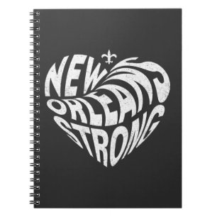Cuaderno Nueva Orleans Nola Strong Heart