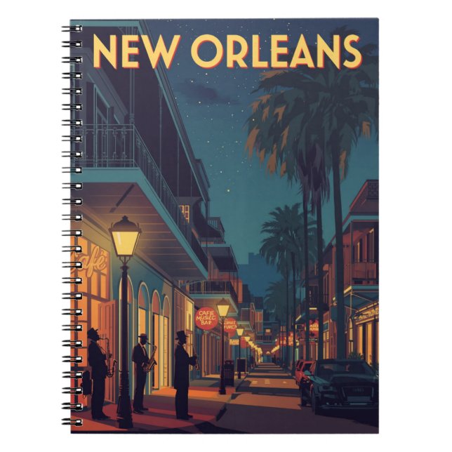 Cuaderno Nueva Orleans Vintage (Frente)