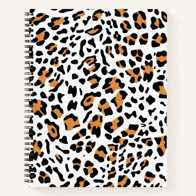 Cuaderno Nueva Textura de Leopardo 5 (Anverso)