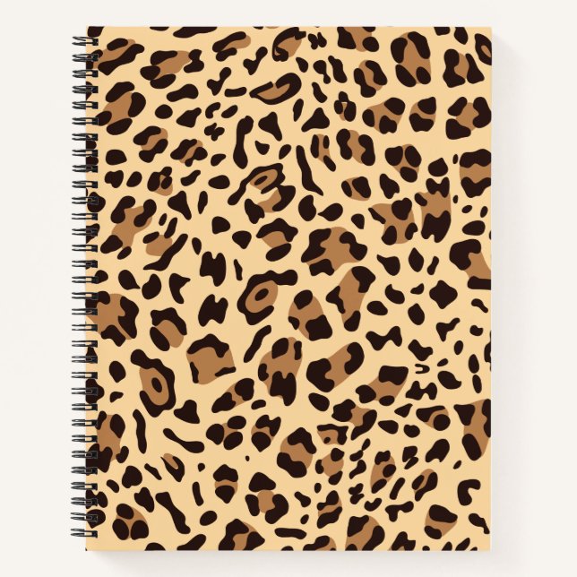 Cuaderno Nueva Textura de Leopardo 6 (Anverso)