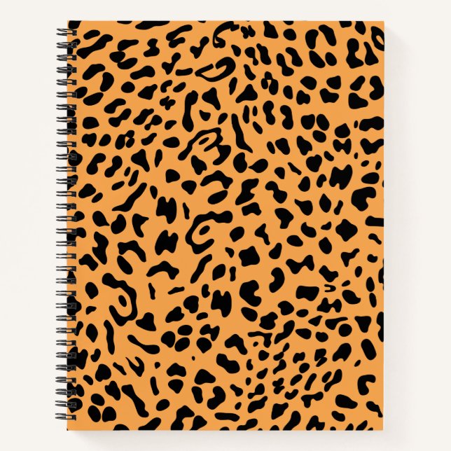 Cuaderno Nueva Textura de Leopardo 8 (Anverso)