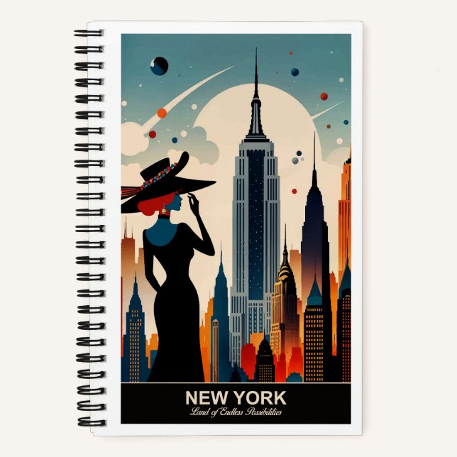 Cuaderno Nueva York: Tierra de infinitas posibilidades (Anverso)