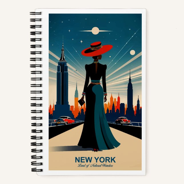 Cuaderno Nueva York: Tierra de Maravillas Naturales (Anverso)