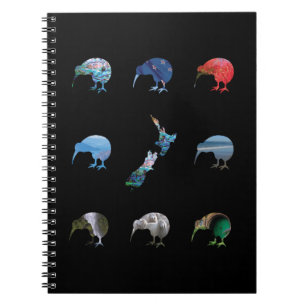 CUADERNO NUEVA ZEALAND KIWI PAUA