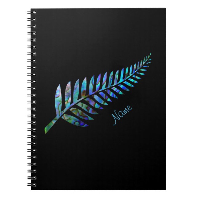 CUADERNO NUEVA ZELANDIA FERN PAUA PERSONALIZADA (Frente)