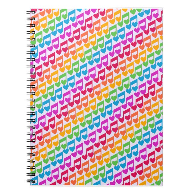 Cuaderno Nuevas e impresionantes notas arcoiris (Frente)