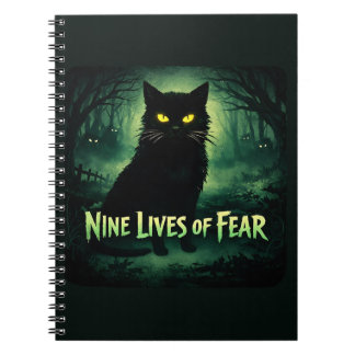 Cuaderno Nueve vidas de miedo - Gato negro