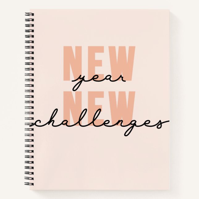 Cuaderno Nuevo Año Retos Inspiradores (Anverso)