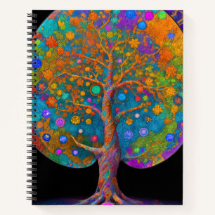 Cuaderno Nuevo árbol de la vida cósmico