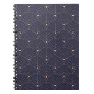 Cuaderno Nuevo arte elegante, patrón minimalista.