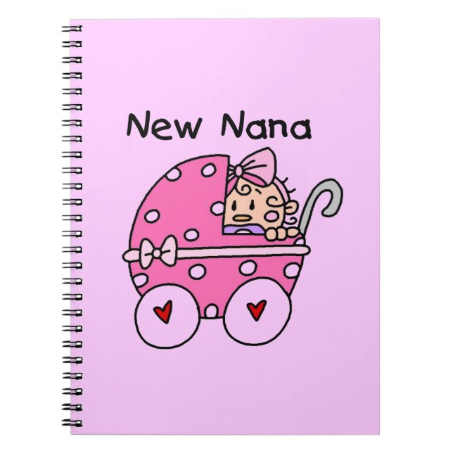 Cuaderno Nuevo bebé nana en regalos de transporte (Frente)
