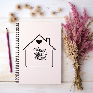 Cuaderno Nuevo bloc de notas para el comprador en el hogar