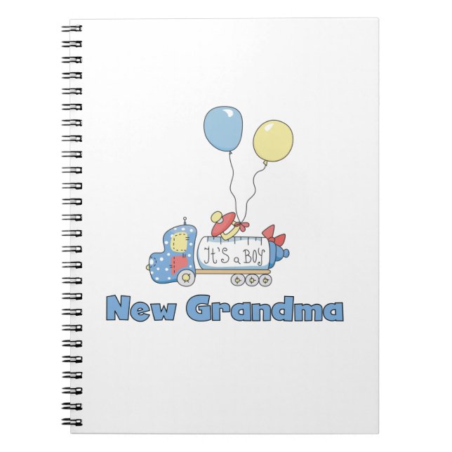 Cuaderno Nuevo camión de la abuela es un regalo de chico (Frente)