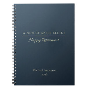 Cuaderno Nuevo Capítulo Comienza Nombre Año de Jubilación