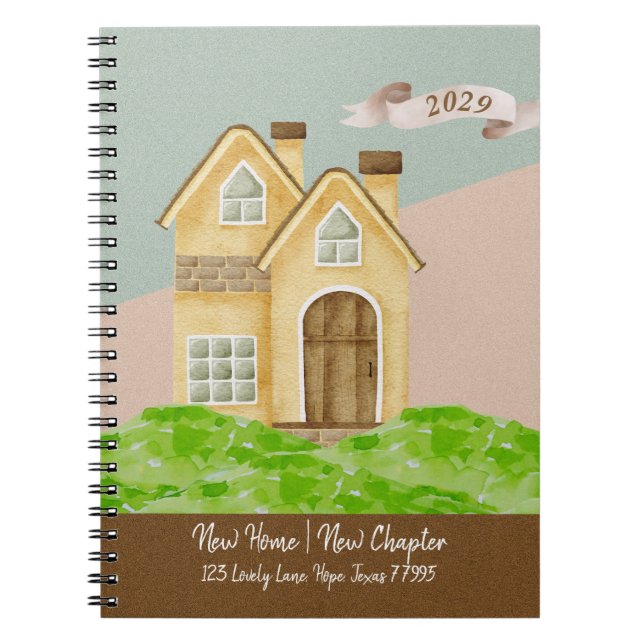 Cuaderno Nuevo capítulo de nuevo hogar por primera vez para (Frente)