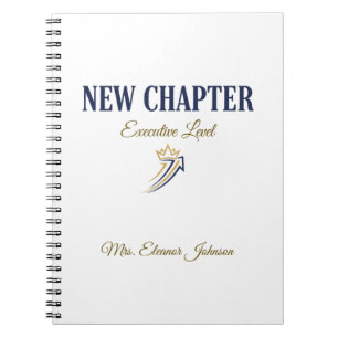 Cuaderno Nuevo Capítulo Ejecutivo Personalizado