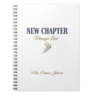 Cuaderno Nuevo Capítulo Personalizado Nivel Gerente