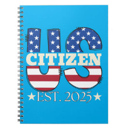 Cuaderno Nuevo ciudadano norteamericano al este de 2025