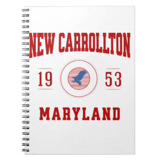 Cuaderno Nuevo estilo universitario de Carrollton Maryland