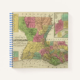 Cuaderno Nuevo Mapa De Luisiana 2