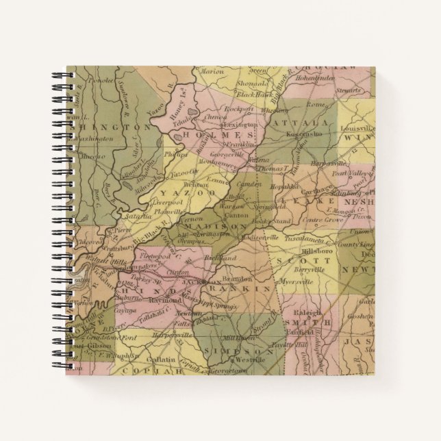 Cuaderno Nuevo Mapa De Misisipi 3 (Anverso)