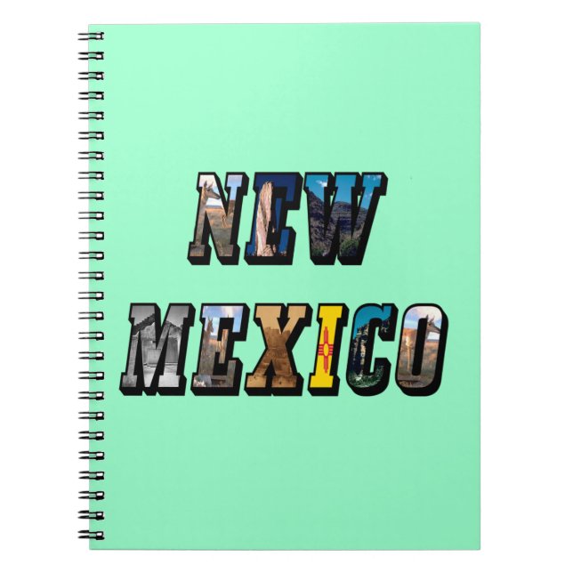 Cuaderno Nuevo México, Estados Unidos Textos (Frente)