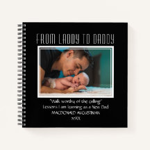 Nuevo papá para ser de mujer a Personalizado negro