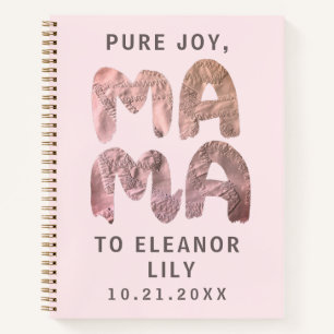 Cuaderno Nuevo recuerdo caprichoso pastel rosa para nueva m