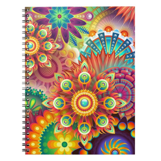 Cuaderno Nuevo resumen de color BackGround (Frente)