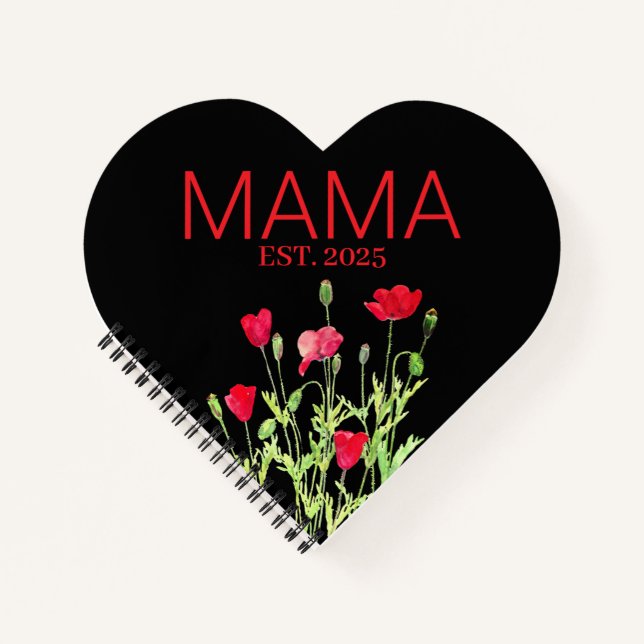Cuaderno Nuevos adornos rojos de MAMA (Anverso)