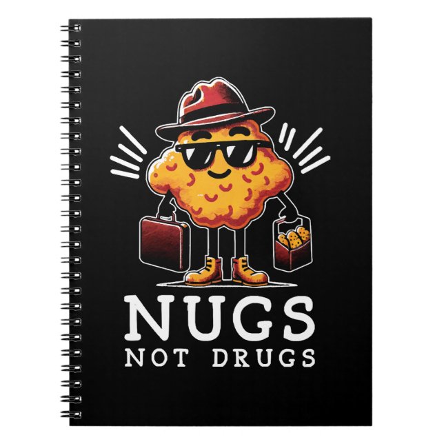 Cuaderno Nuggets Crujientes No Drogas (Frente)