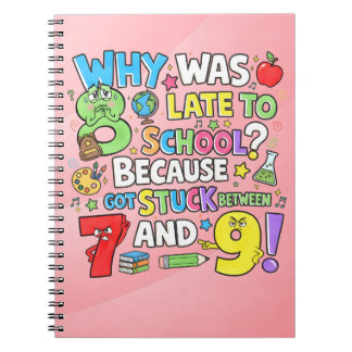 Cuaderno Number Day Maths Notebook | Funny Numbers Joke