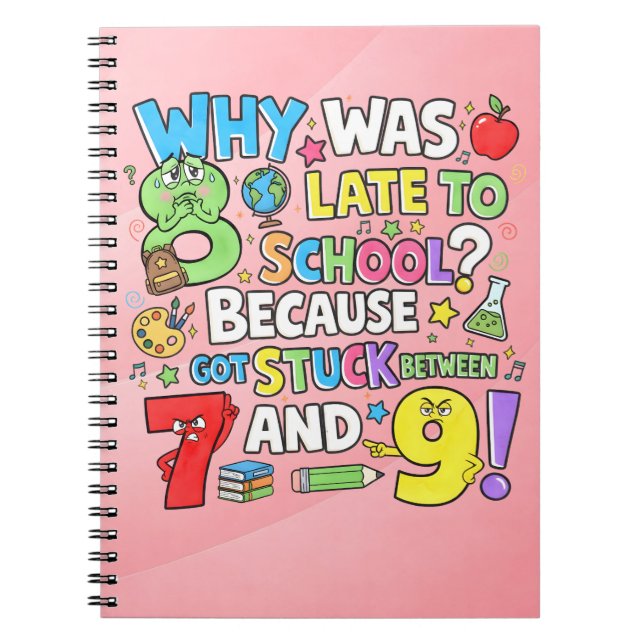 Cuaderno Number Day Maths Notebook | Funny Numbers Joke (Frente)
