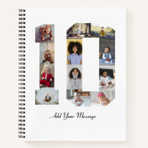 Cuaderno Número 10 Collage de fotos