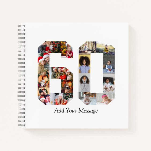 Cuaderno Número 60 Collage de fotos (Anverso)