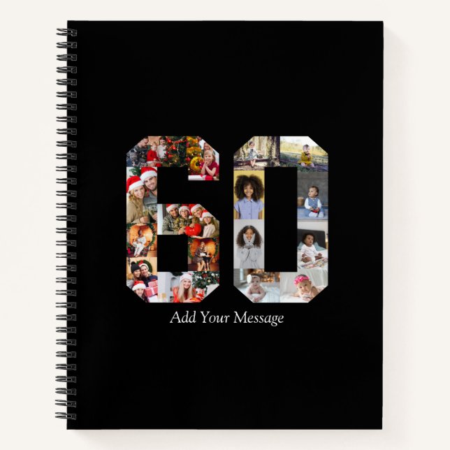 Cuaderno Número 60 Collage de fotos (Anverso)