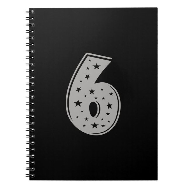 Cuaderno Número de la Suerte 6 Feliz Cumpleaños (Frente)