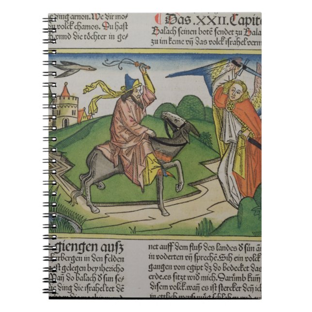 Cuaderno Números 22 asno que habla de 20-35 Balaam, de la (Frente)