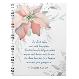 Cuaderno Números 6:24-26 El Señor Bendice A Tus Navidades